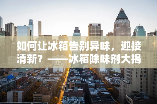 如何让冰箱告别异味，迎接清新？——冰箱除味剂大揭秘