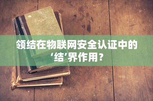 领结在物联网安全认证中的‘结’界作用？