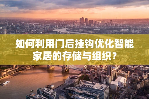 如何利用门后挂钩优化智能家居的存储与组织？