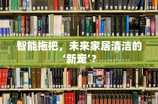 智能拖把，未来家居清洁的‘新宠’？