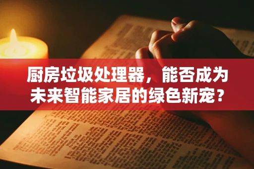 厨房垃圾处理器，能否成为未来智能家居的绿色新宠？