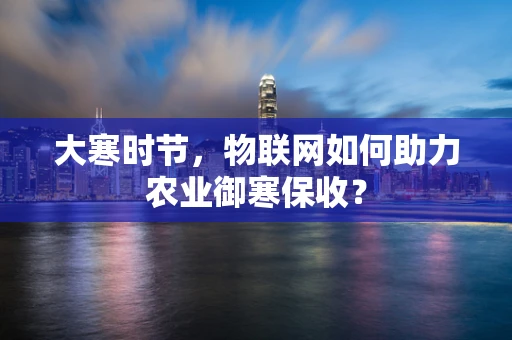 大寒时节，物联网如何助力农业御寒保收？