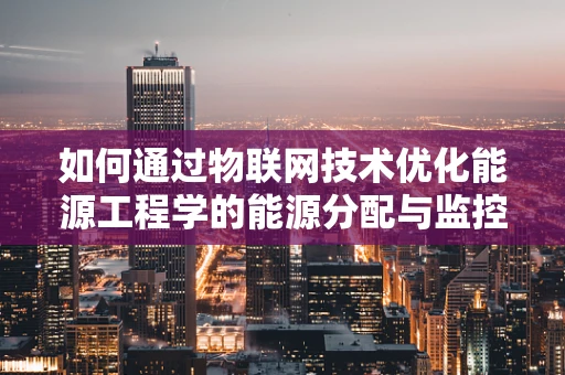如何通过物联网技术优化能源工程学的能源分配与监控？