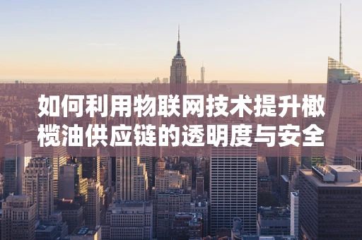 如何利用物联网技术提升橄榄油供应链的透明度与安全性？