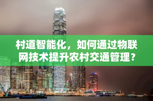 村道智能化，如何通过物联网技术提升农村交通管理？