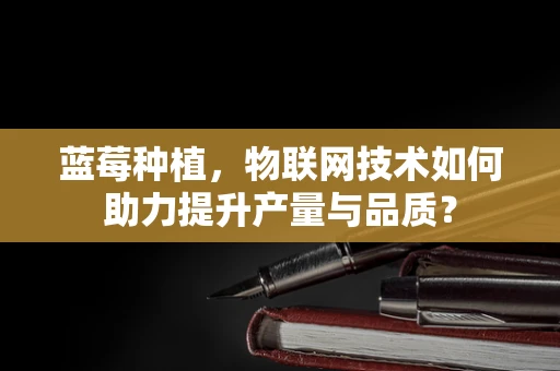 蓝莓种植，物联网技术如何助力提升产量与品质？