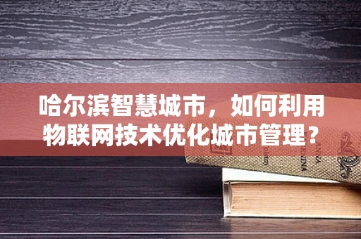 哈尔滨智慧城市，如何利用物联网技术优化城市管理？