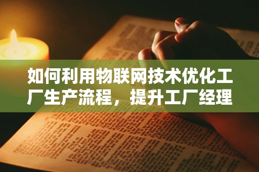 如何利用物联网技术优化工厂生产流程，提升工厂经理的决策效率？