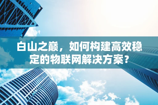 白山之巅，如何构建高效稳定的物联网解决方案？