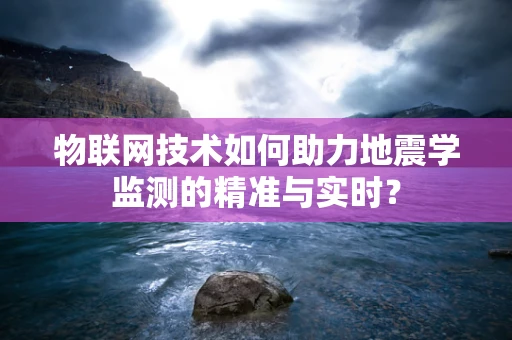 物联网技术如何助力地震学监测的精准与实时？