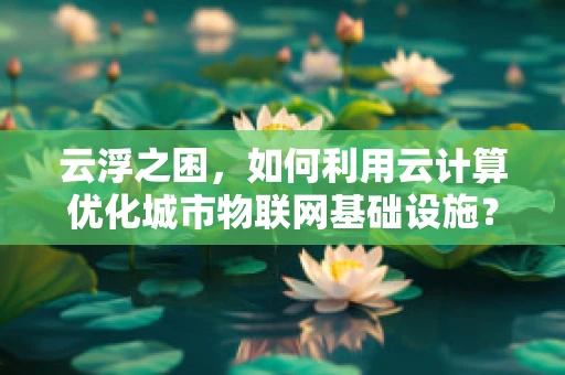 云浮之困，如何利用云计算优化城市物联网基础设施？
