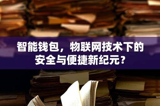 智能钱包，物联网技术下的安全与便捷新纪元？