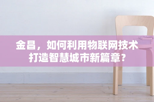 金昌，如何利用物联网技术打造智慧城市新篇章？