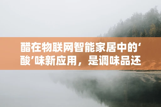 醋在物联网智能家居中的‘酸’味新应用，是调味品还是智能生活助手？