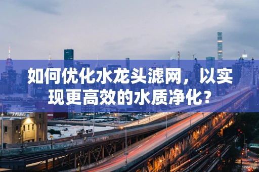 如何优化水龙头滤网，以实现更高效的水质净化？