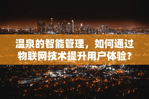 温泉的智能管理，如何通过物联网技术提升用户体验？