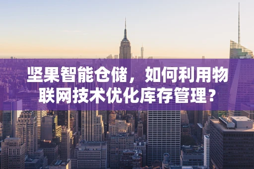 坚果智能仓储，如何利用物联网技术优化库存管理？