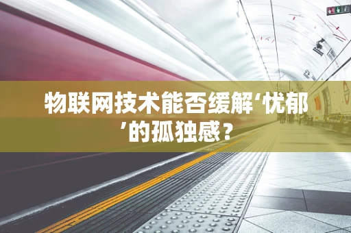 物联网技术能否缓解‘忧郁’的孤独感？