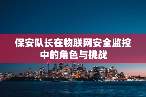 保安队长在物联网安全监控中的角色与挑战