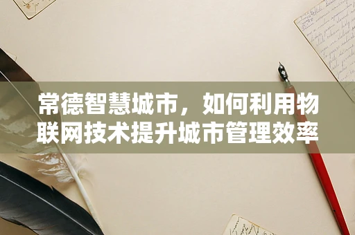 常德智慧城市，如何利用物联网技术提升城市管理效率？