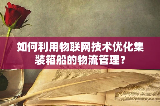 如何利用物联网技术优化集装箱船的物流管理？