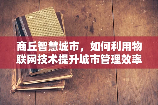 商丘智慧城市，如何利用物联网技术提升城市管理效率？