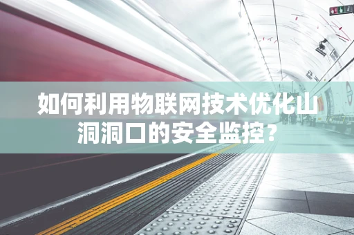如何利用物联网技术优化山洞洞口的安全监控？