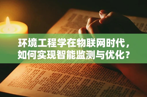 环境工程学在物联网时代，如何实现智能监测与优化？