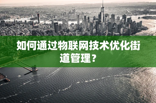 如何通过物联网技术优化街道管理？