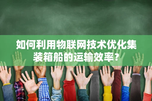 如何利用物联网技术优化集装箱船的运输效率？