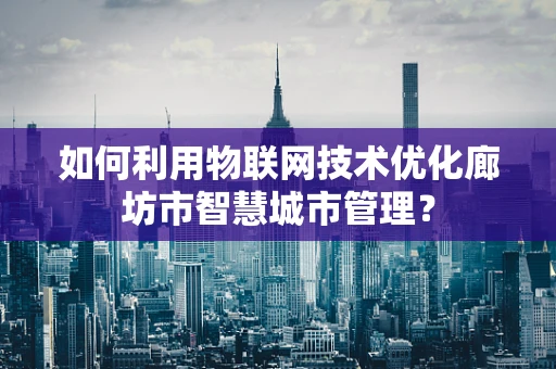 如何利用物联网技术优化廊坊市智慧城市管理？