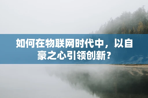 如何在物联网时代中，以自豪之心引领创新？