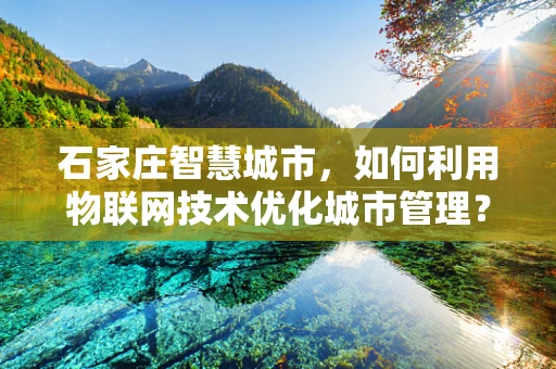 石家庄智慧城市，如何利用物联网技术优化城市管理？