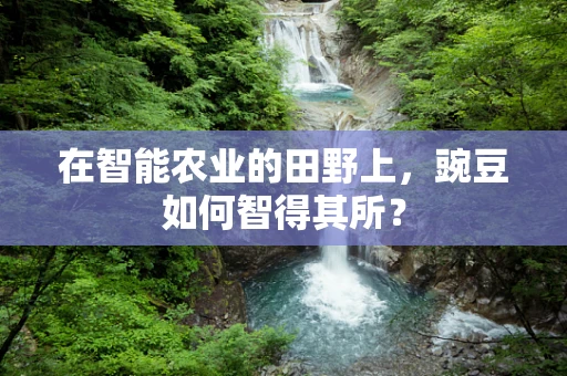 在智能农业的田野上，豌豆如何智得其所？