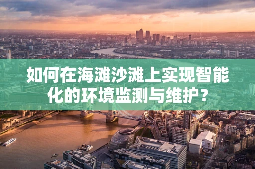 如何在海滩沙滩上实现智能化的环境监测与维护？