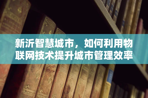 新沂智慧城市，如何利用物联网技术提升城市管理效率？