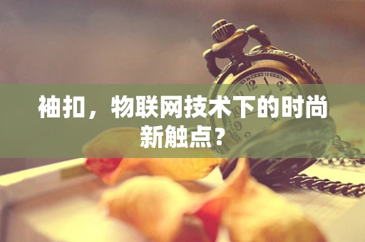 袖扣，物联网技术下的时尚新触点？