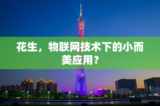 花生，物联网技术下的小而美应用？