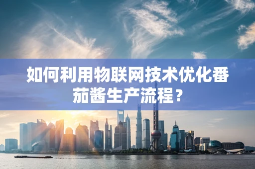 如何利用物联网技术优化番茄酱生产流程？
