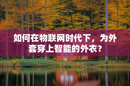 如何在物联网时代下，为外套穿上智能的外衣？