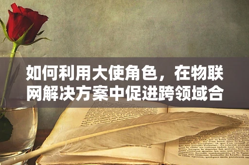 如何利用大使角色，在物联网解决方案中促进跨领域合作？