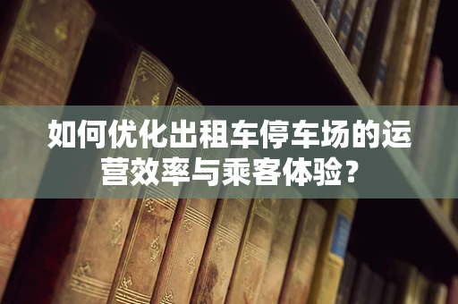 如何优化出租车停车场的运营效率与乘客体验？