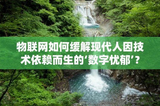 物联网如何缓解现代人因技术依赖而生的‘数字忧郁’？