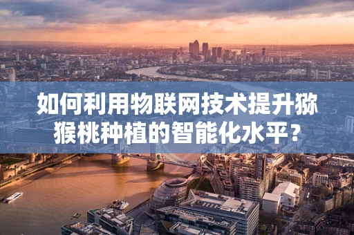 如何利用物联网技术提升猕猴桃种植的智能化水平？