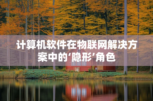 计算机软件在物联网解决方案中的‘隐形’角色