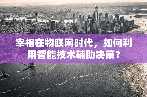 宰相在物联网时代，如何利用智能技术辅助决策？