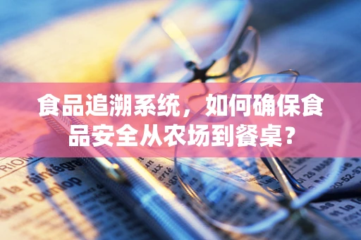 食品追溯系统，如何确保食品安全从农场到餐桌？