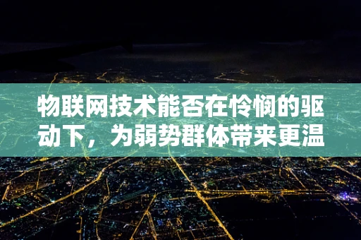 物联网技术能否在怜悯的驱动下，为弱势群体带来更温暖的未来？