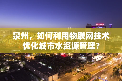 泉州，如何利用物联网技术优化城市水资源管理？