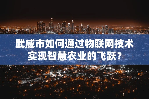 武威市如何通过物联网技术实现智慧农业的飞跃？